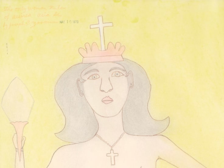 Joseph Elmer Yoakum, The only woman ruler of Assirea Asia Se., 1970.