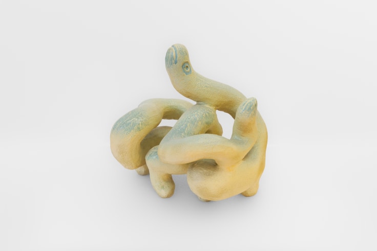 Sculpture by Dan Mandelbaum titled Snake from 2022