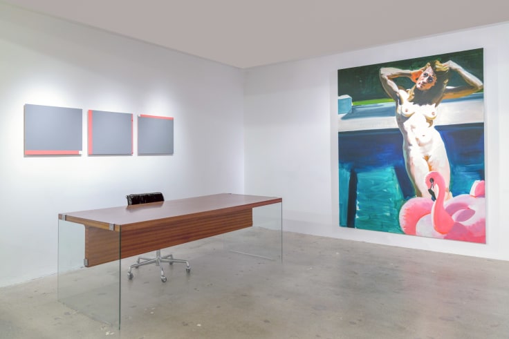 Installation view of Out of Control, curated by Peter and Sally Saul, New York, Venus Over Manhattan, 2018