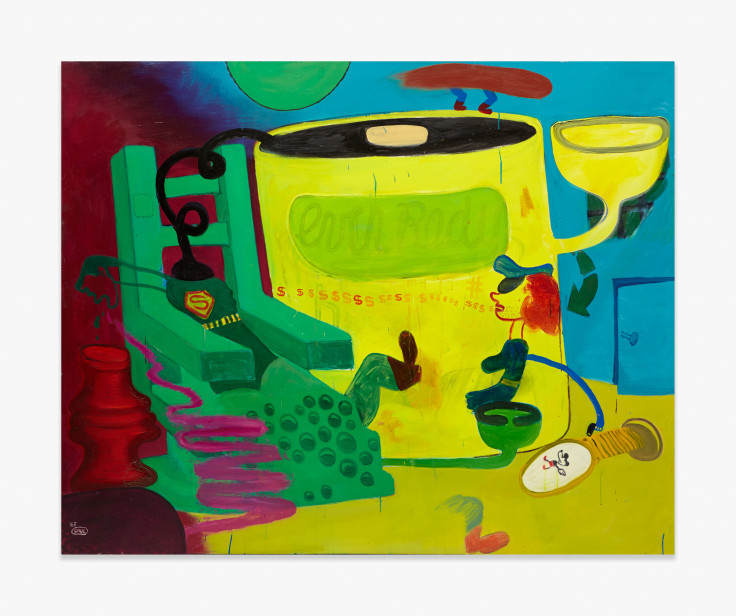 Peter Saul Superman in the Electric Chair