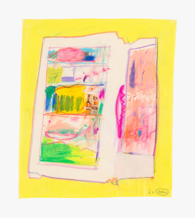 Work on paper by Peter Saul titled Untitled from 1960