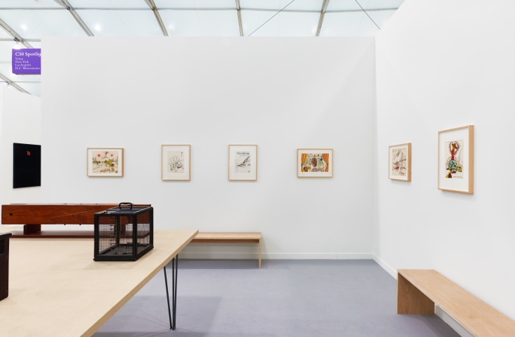 Installation view of H.C. Westermann, Frieze New York, 2016