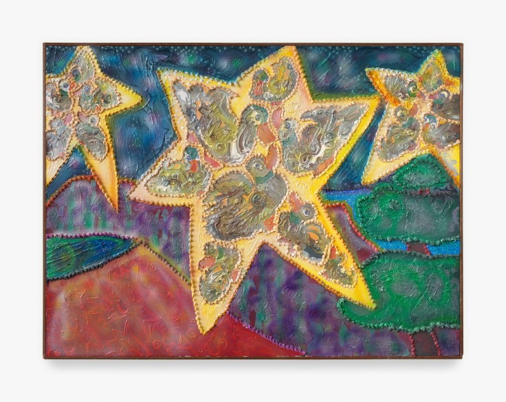 Painting by Maija Peeples-Bright titled Starducks from 1980