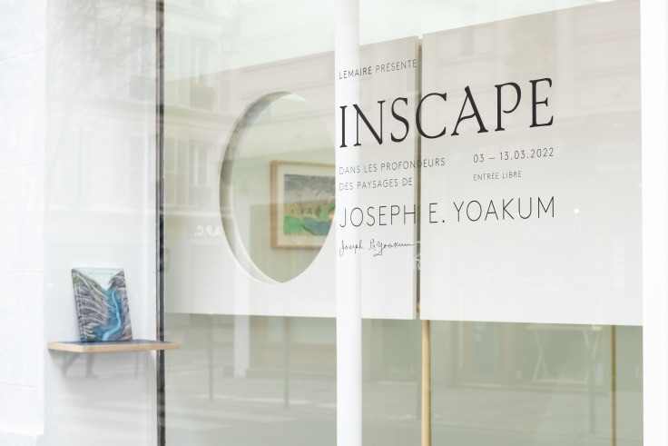 Installation view of Inscape: In the Depths of Joseph E. Yoakum&#039;s Landscapes. Photo courtesy of Lemaire.&nbsp;
