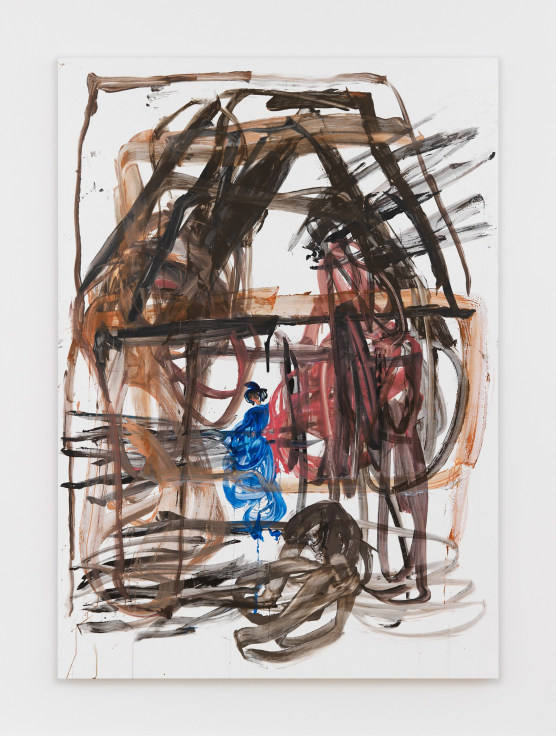 David Deutsch, Untitled,&nbsp;2019, Acrylic on linen. 96 x 68 in (244 x 172.5 cm) Galerie Eva Presenhuber