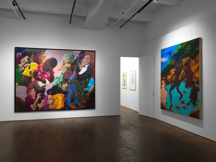 Installation view of Robert Colescott: Women, Venus Over Manhattan, New York, 2022