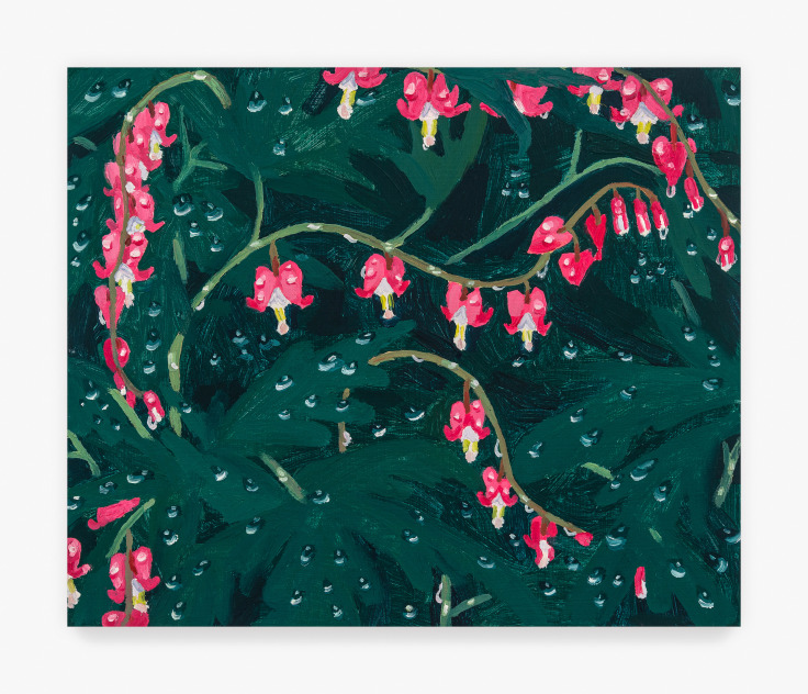 Painting titled Bleeding Hearts by Claudia Keep from 2022