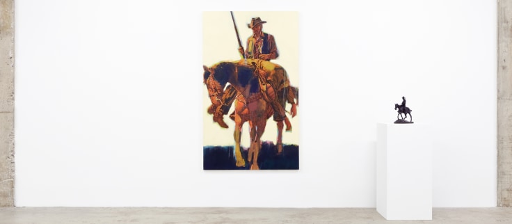 #RAWHIDE Richard Prince Untitled (Cowboy) C.M. Russel Will Rogers