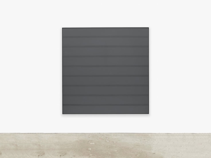 Painting by Agnes Martin titled Untitled #2 from 1989