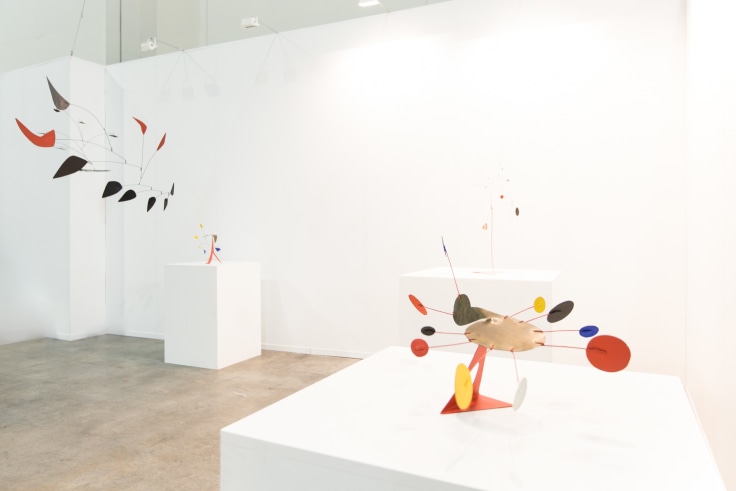 Installation view of Alexander Calder at Zona Maco, Mexico City, 2016