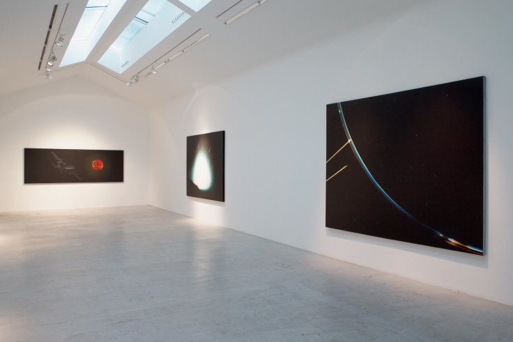 Installation view of O&ugrave; est Jack Goldstein?, curated by Adam Lindemann, Galerie Perrotin, Paris, 2013
