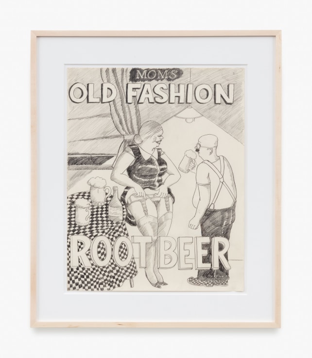 Robert Colescott, &quot;Mom's Old Fashion Root Beer,&quot; 1973.