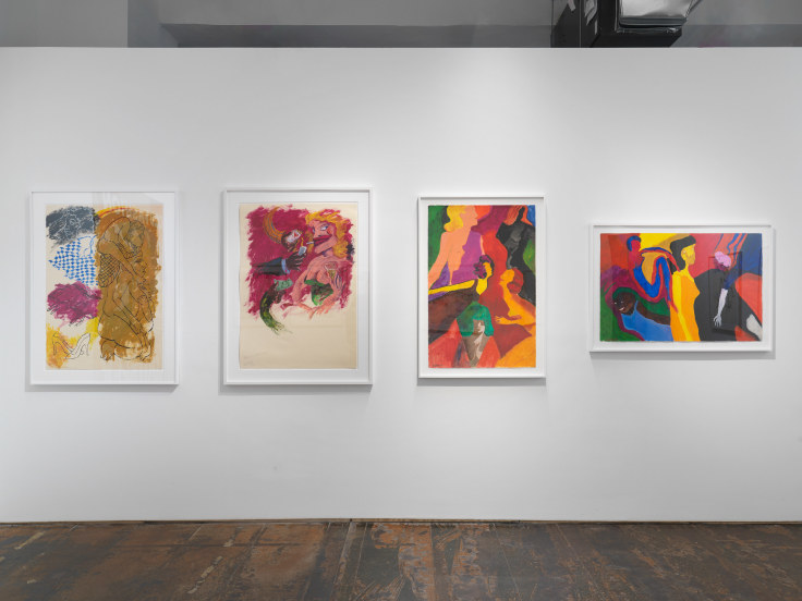 Installation view of Robert Colescott: Women, Venus Over Manhattan, New York, 2022