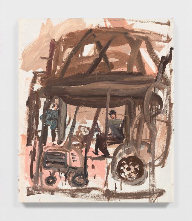 David Deutsch, Untitled, 2017, Oil on linen. 40 x 33 3/4 in (101.6 x 85.7 cm)