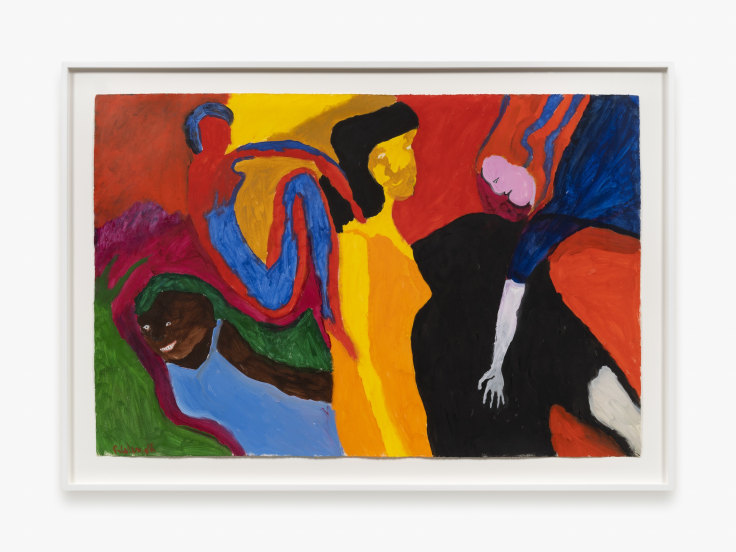 Work on paper by Robert Colescott titled Untitled from c. 1968
