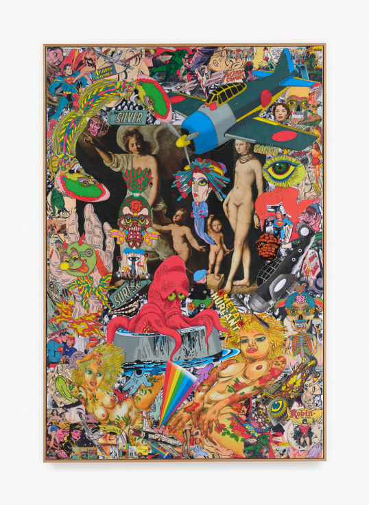 Painting by Keiichi Tanaami titled Adventure of the Eyes 28 from 2022