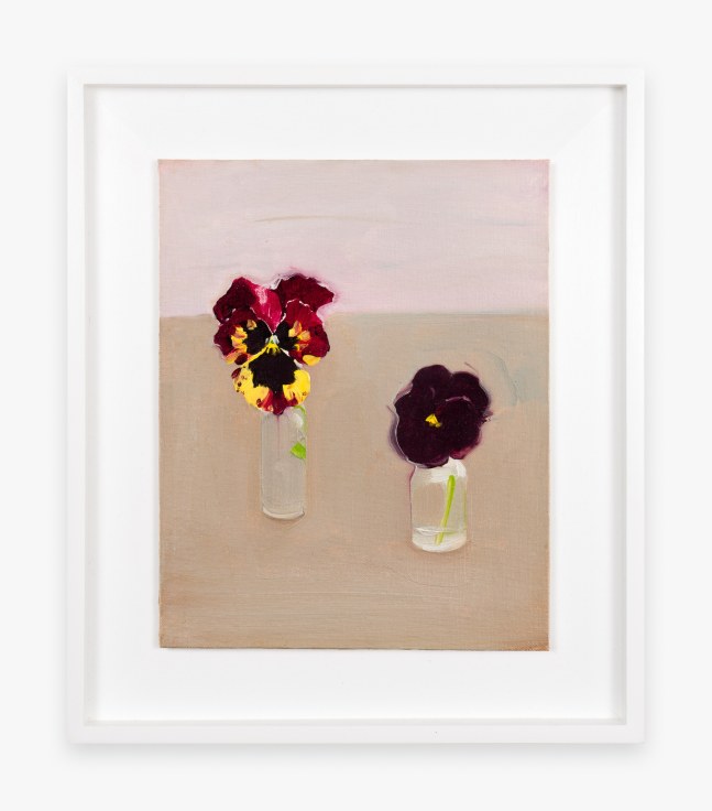 Painting titled Untitled (Pansies) by Joe Brainard from c. 1970