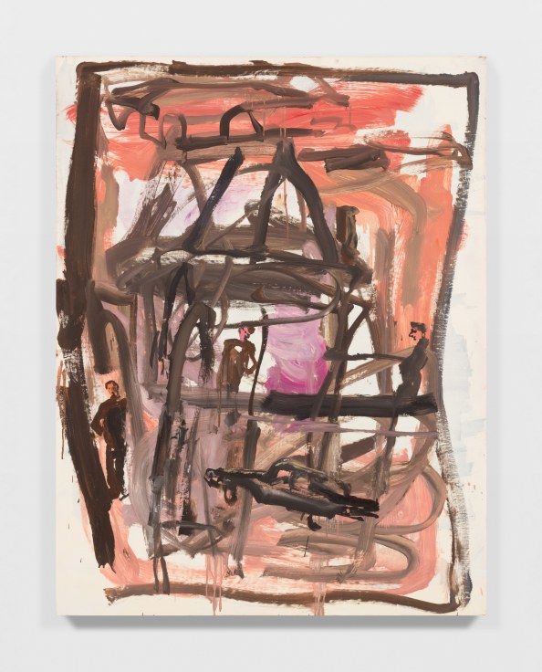 David Deutsch, Untitled, 2017, Oil on linen. 48 x 37 in (121.9 x 94 cm