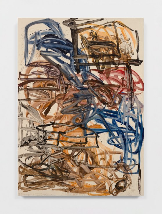 David Deutsch, Untitled, 2021, Acrylic on linen. 96 x 68 in (243.8 x 172.7 cm) Galerie Eva Presenhuber