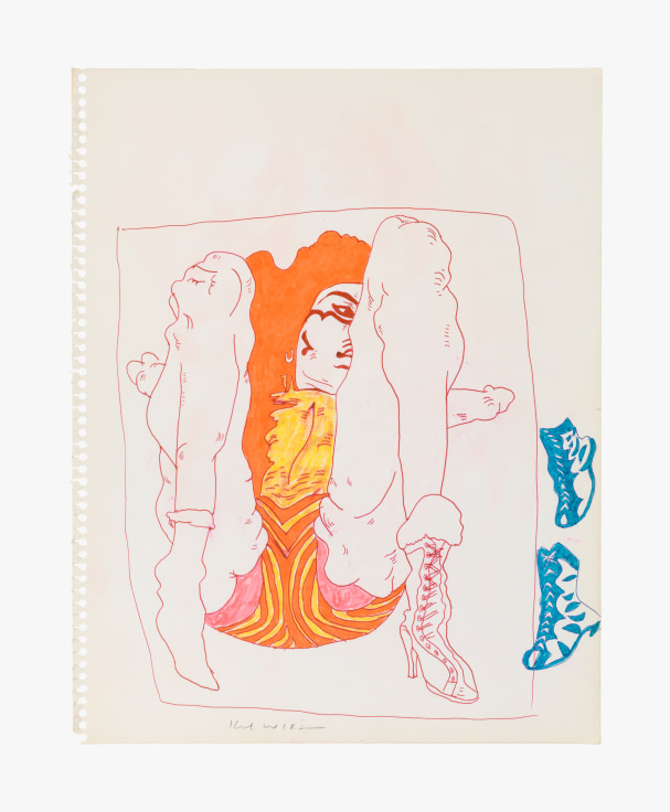 Work on paper by Karl Wirsum titled Untitled from 1966