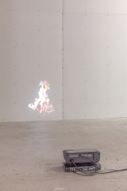 Peter Coffin Untitled (Slow Motion Campfire)