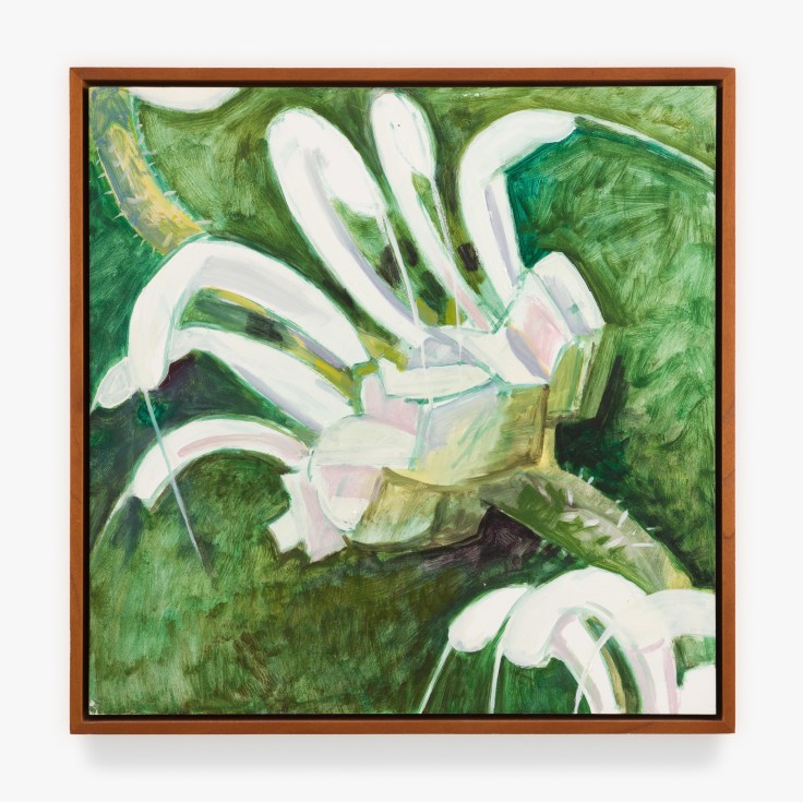 Painting titled Salvia Argentea II by Lois Dodd from 2010