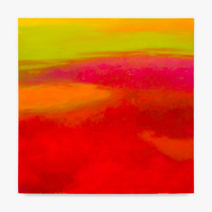 Richard Mayhew, &quot;Crescendo&quot;, 2008. Oil on canvas; 48 x 48 in (121.9 x 121.9 cm)