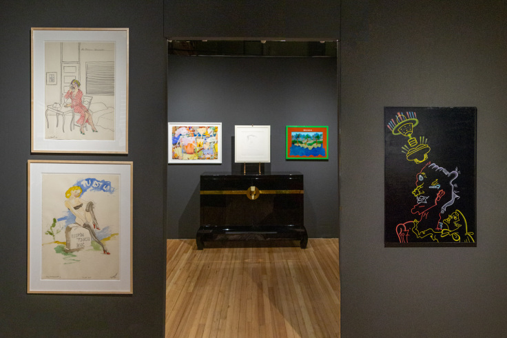 Installation view of &quot;Remembering Phyllis Kind,&quot; The Art Show at the Park Avenue Armory, 2020