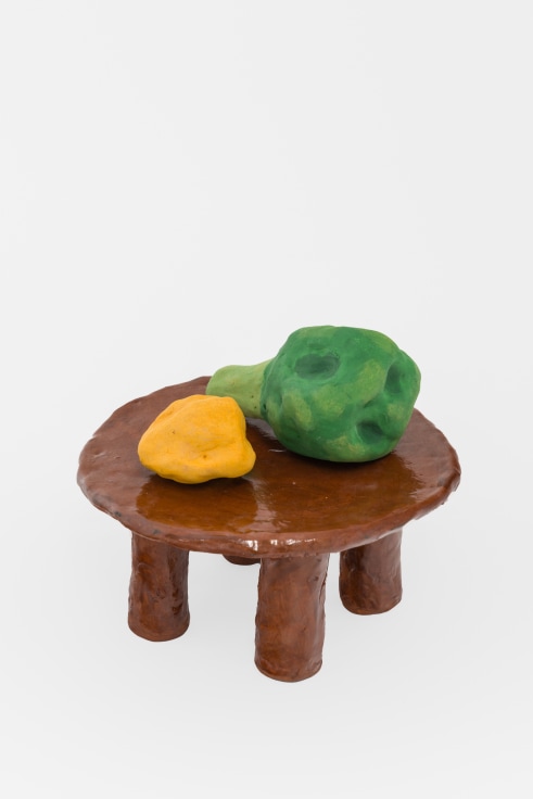 Sculpture by Sally Saul titled Little Table with Objects from 2023