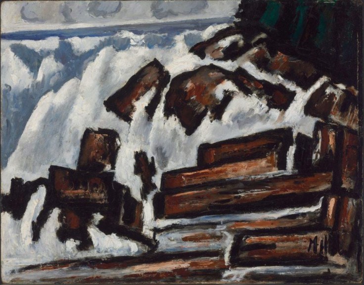 Marsden Hartley . Rising Wave, Indian Point, Georgetown, Maine. 1937-1938., &nbsp;THE BALTIMORE MUSEUM OF ART: EDWARD JOSEPH GALLAGHER III MEMORIAL COLLECTION, BMA 1958.41
