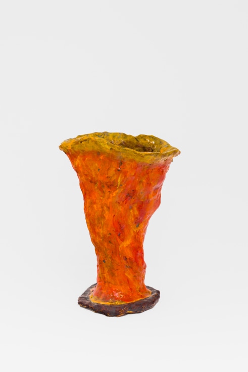 Sculpture by Sally Saul titled Fire Vase from 2023