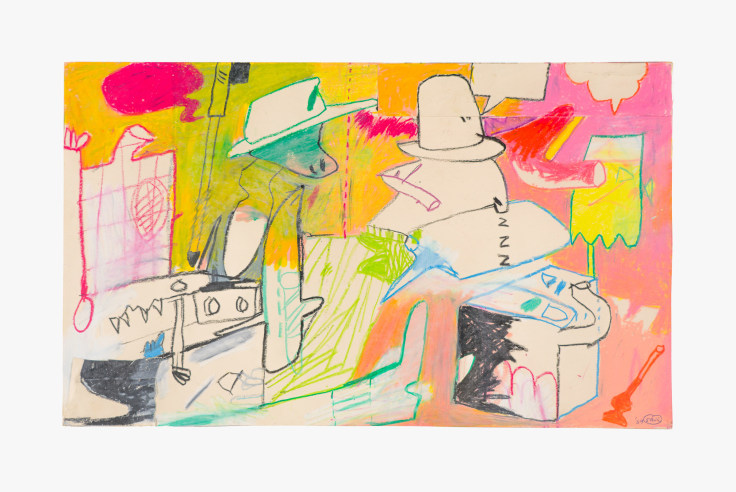 Work on paper by Peter Saul titled Untitled from 1959