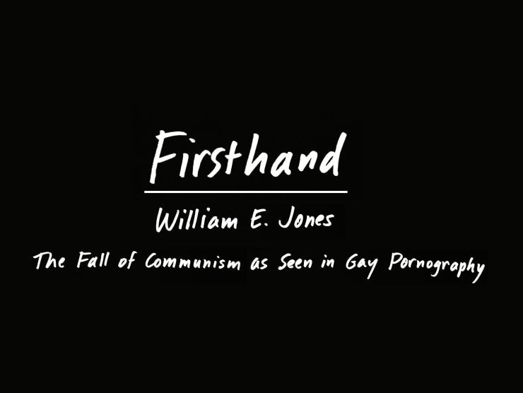 Firsthand: William E. Jones