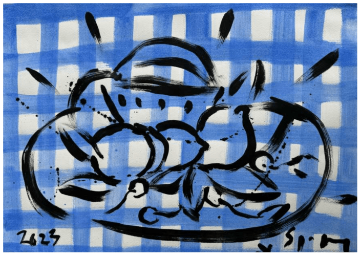 Stefan Szczesny Blue Still Life, 2023