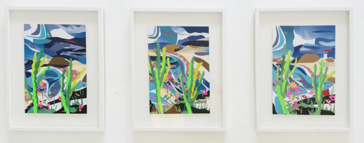 Carlos Betancourt, Full Moon and Oleanders Forever at the Albatross II, Agapi Mou, 2024
