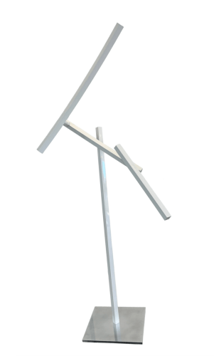 John Poch&eacute;, White Rods, 2022