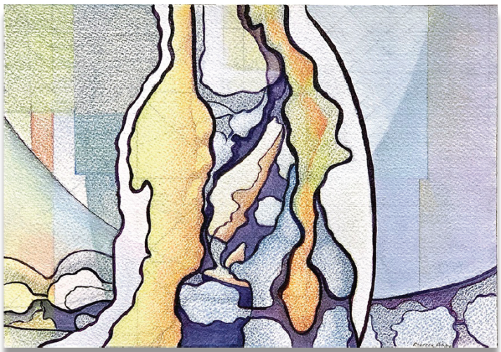 Rebecca Alston Geo-Frack Run Off I