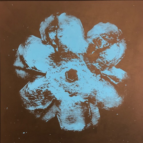 Rubem Robierb (1976), Power Flower N-2 (Blue on Black), 2016