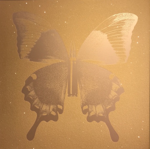 Rubem Robierb (1976), Pearl Butterfly on Pink Sand, 2013