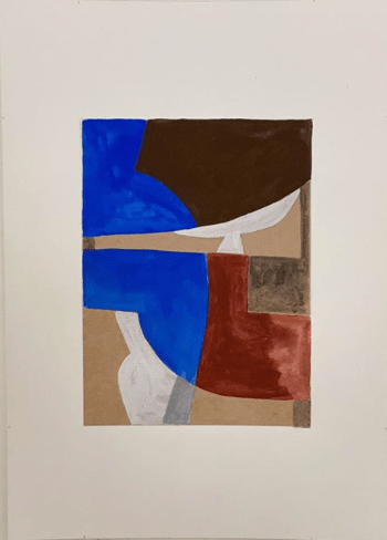 Wayne Pate, A Composition Yesterday Based on the Use of Paper Clippings Which Dictate the Direction of its Results No. 1, 2020