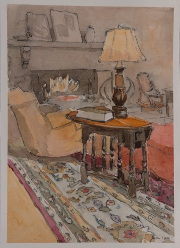 Kathryn Keller Living Room Fire, 2015