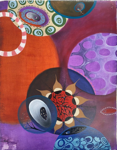 Melinda Hackett, Reef Painting #3, 2021