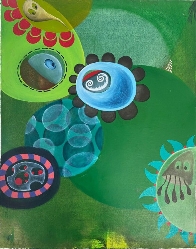 Melinda Hackett, Reef Painting #5, 2021