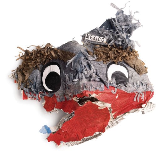 Chuck Ramirez, Andrea (Pinatas Series), 2002