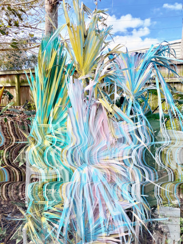 Jessica Bizer, Pastel Palms, 2021