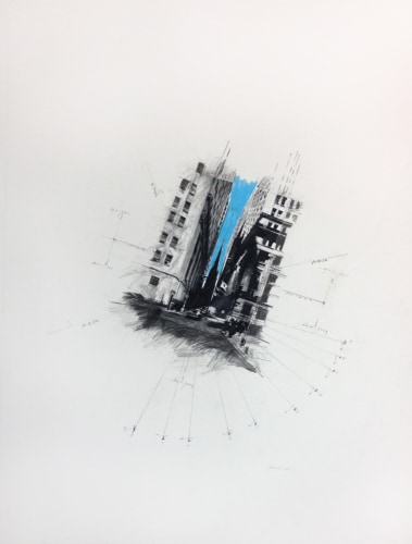 Grover Mouton Wall Street Descending, 2014