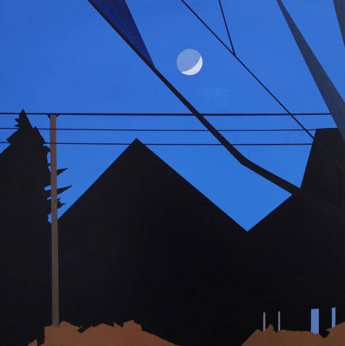 Greta Van Campen, Moon Over the Neighbor's Barn, 2018