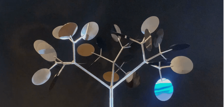 John Poch&eacute;, Tri Branch Leaf Tree, 2022