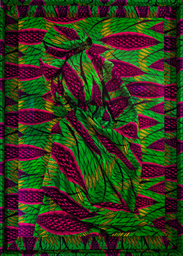 Alia Ali Magenta Leaves, 2021