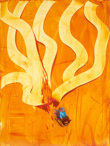 Barbara Friedman, Off They Started, At Such a Pace That Heidi Shouted for Joy, 2012